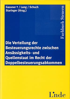 Bild des Verkufers fr Die Verteilung der Besteuerungsrechte zwischen Ansssigkeits- und Quellenstaat im Recht der Doppelbesteuerungsabkommen zum Verkauf von avelibro OHG