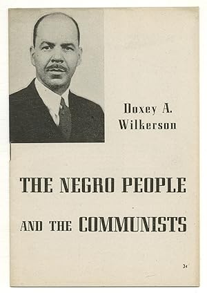 Seller image for The Negro People and the Communists for sale by Between the Covers-Rare Books, Inc. ABAA