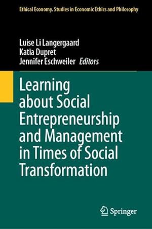 Seller image for Learning about Social Entrepreneurship and Management in Times of Social Transformation for sale by BuchWeltWeit Ludwig Meier e.K.