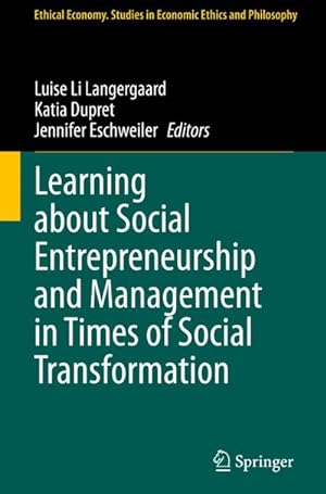 Seller image for Learning about Social Entrepreneurship and Management in Times of Social Transformation for sale by AHA-BUCH GmbH
