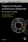 Immagine del venditore per Programa PREDEMA. Programa de educacin emocional para adolescentes venduto da AG Library