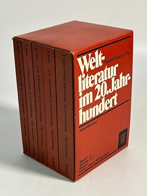 Weltliteratur im 20. Jahrhundert. Fünf Bände im Schuber.