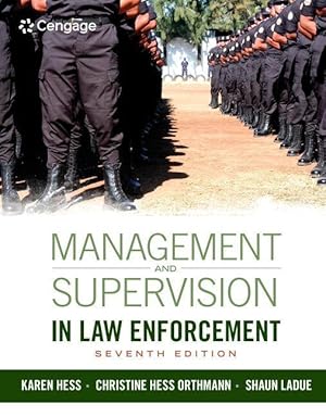 Bild des Verkufers fr Management and Supervision in Law Enforcement zum Verkauf von moluna