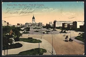 Postcard Buenos Aires, Plaza del Congreso