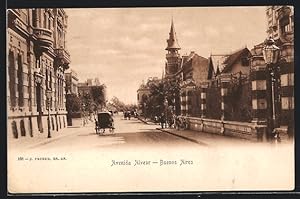 Postcard Buenos Aires, Avenida Alvear