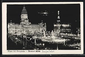 Postcard Buenos Aires, Plaza del Congreso