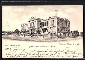 Postcard Escuelas, Direccion de Escuelas, La Plata