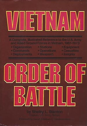 Vietnam Order of Battle: A Complete, Illustrated Reference to the U.S. Army and Allied Ground For...