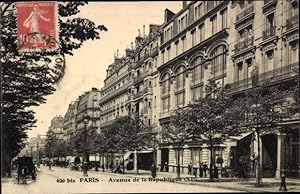 Ansichtskarte / Postkarte Paris XI., Avenue de la République