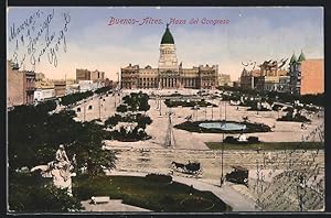 Postcard Buenos Aires, Plaza del Congreso