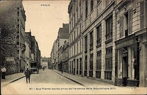 Ansichtskarte / Postkarte Paris XI, Rue Pierre Levée