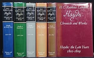 Imagen del vendedor de Haydn: Chronicle and Works in five volumes (complete set). a la venta por Antiquariat  Braun