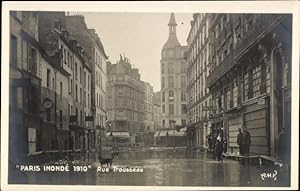 Ansichtskarte / Postkarte Paris XI., Rue Troisseau, Inond 1910