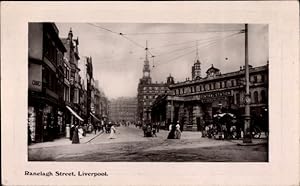 Bild des Verkufers fr Ansichtskarte / Postkarte Liverpool Nordwestengland, Ranelagh Street zum Verkauf von akpool GmbH
