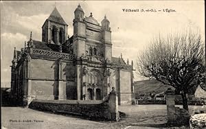 Ansichtskarte / Postkarte Vétheuil Val-d´Oise, Église