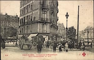 Ansichtskarte / Postkarte Paris XI, Avenue de la République
