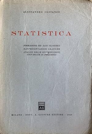 Seller image for Statistica for sale by librisaggi