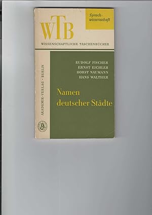 Seller image for Namen deutscher Stdte. for sale by Antiquariat Frank Dahms