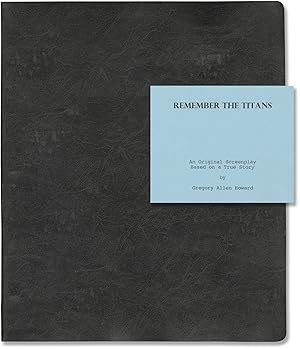 Imagen del vendedor de Remember The Titans (Original screenplay and production documents for the 2000 film) a la venta por Royal Books, Inc., ABAA