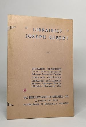 Librairies joseph gibert