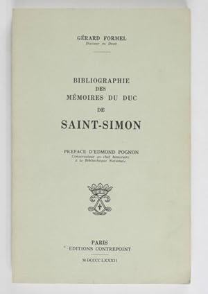 Bibliographie descriptive des éditions anciennes et des principales éditions modernes des "Mémoir...