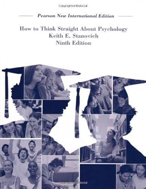 Imagen del vendedor de How To Think Straight About Psychology: Pearson New International Edition a la venta por WeBuyBooks