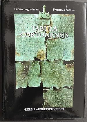 Tabula Cartonensis - L. Agostiniani - F. Nicosia - Ed. l'Erma di Bretschneider - 2000