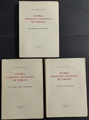 Storia Aneddotica Descrittiva di Torino - R. Gervasio - Ed. Le Bouquiniste - 1966 - 3 Vol.