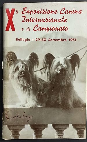 X Esposizione Canina Internazionale e di Campionato - Bellagio 1951