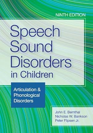 Imagen del vendedor de Speech Sound Disorders in Children : Articulation & Phonological Disorders a la venta por GreatBookPricesUK