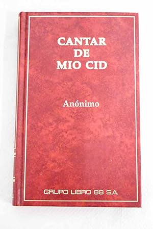 Imagen del vendedor de Cantar de mío Cid a la venta por Libros Tobal
