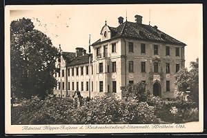 Ansichtskarte Weilheim /Obb., Admiral Hipper-Kaserne der RAD-Stammabteilung