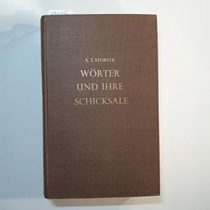 Imagen del vendedor de Wrter und ihre Schicksale a la venta por Gebrauchtbcherlogistik  H.J. Lauterbach