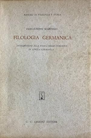 Immagine del venditore per Filologia germanica venduto da librisaggi