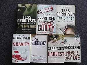 Immagine del venditore per The Sinner, Presumed Guilty, Girl Missing, Never Say Die, Under The Knife, Harvest, Gravity (Set Of 7 Paperbacks) venduto da Shelley's Books