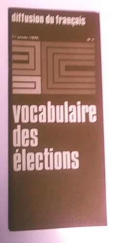 Vocabulaire des élections