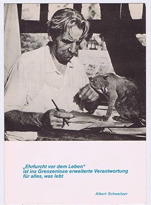 Albert Schweitzer in Lambarene.