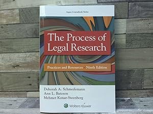 Seller image for The Process of Legal Research: Practices and Resources [Connected eBook with Study Center] for sale by Archives Books inc.