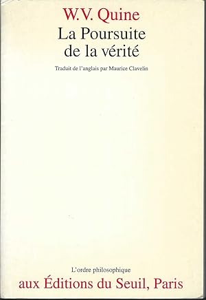 Immagine del venditore per La Poursuite De La Vrit venduto da BYTOWN BOOKERY