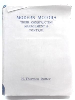 Bild des Verkufers fr Modern Motors, Vol I zum Verkauf von World of Rare Books