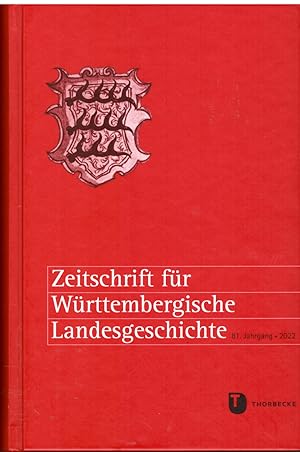 Seller image for Zeitschrift fr Wrttembergische Landesgeschichte: 81. Jahrgang (2022) for sale by Andreas Schller