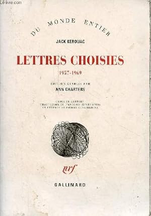 Bild des Verkufers fr Lettres choisies 1957-1969 - Collection "du monde entier". zum Verkauf von Le-Livre