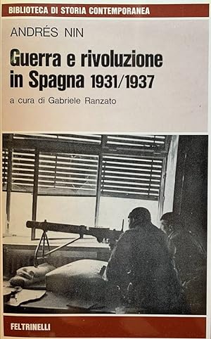 Imagen del vendedor de Guerra e rivoluzione in Spagna 1931\1937 a la venta por librisaggi