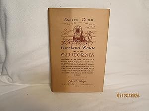 Seller image for Overland Route to California for sale by curtis paul books, inc.