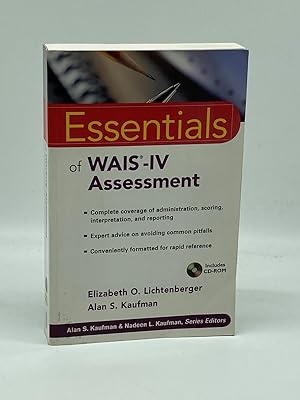 Immagine del venditore per Essentials of WAIS-IV Assessment venduto da True Oak Books