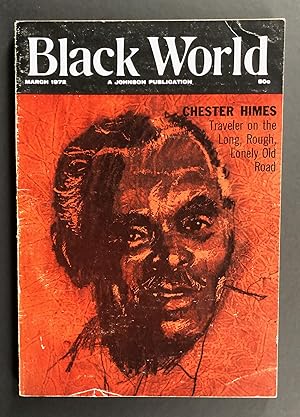 Bild des Verkufers fr Black World, Volume 21, Number 5 (XXI; March 1972) - Chester Himes Issue zum Verkauf von Philip Smith, Bookseller