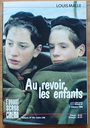 L'Avant-Scène Cinéma - Numéro 373 de juillet 1988 - Au revoir les enfants de Louis Malle