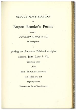 1914 AND OTHER POEMS