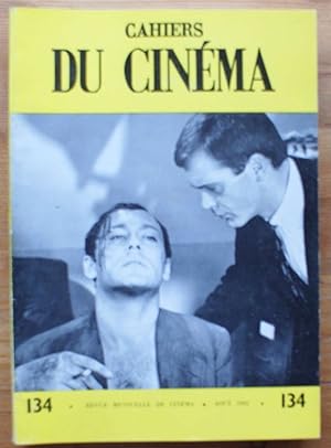 Les cahiers du cinéma - Numéro 134 de août 1962