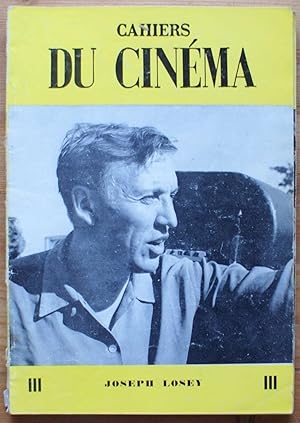 Les cahiers du cinéma - Numéro 111 de septembre 1960 - Joseph Losey